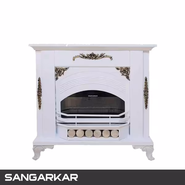 بخاری گازی سنگرکار 24000 مدل آگاتا سفید