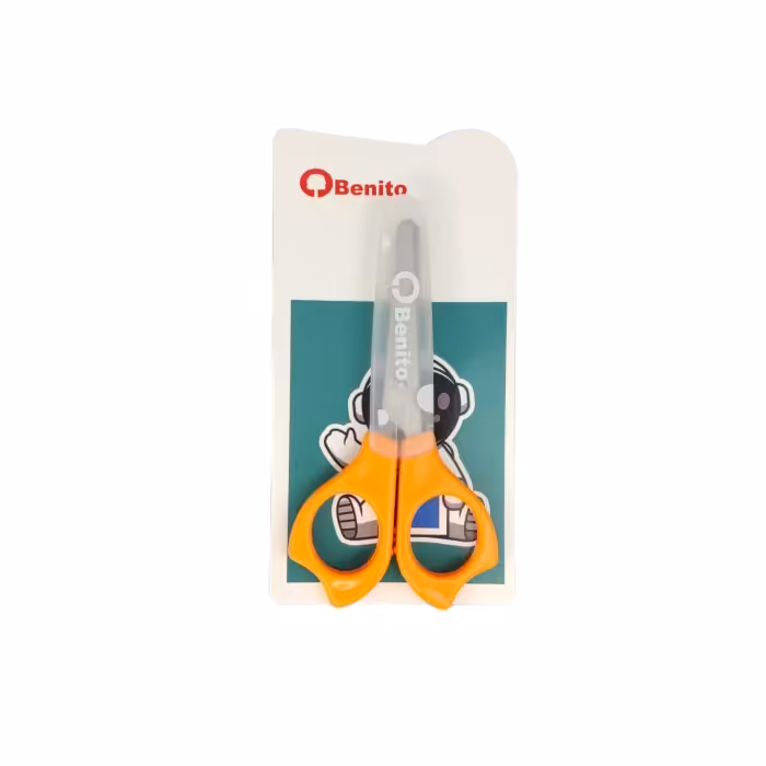 قیچی کودک بنیتو غلاف دار تیغه فلزی