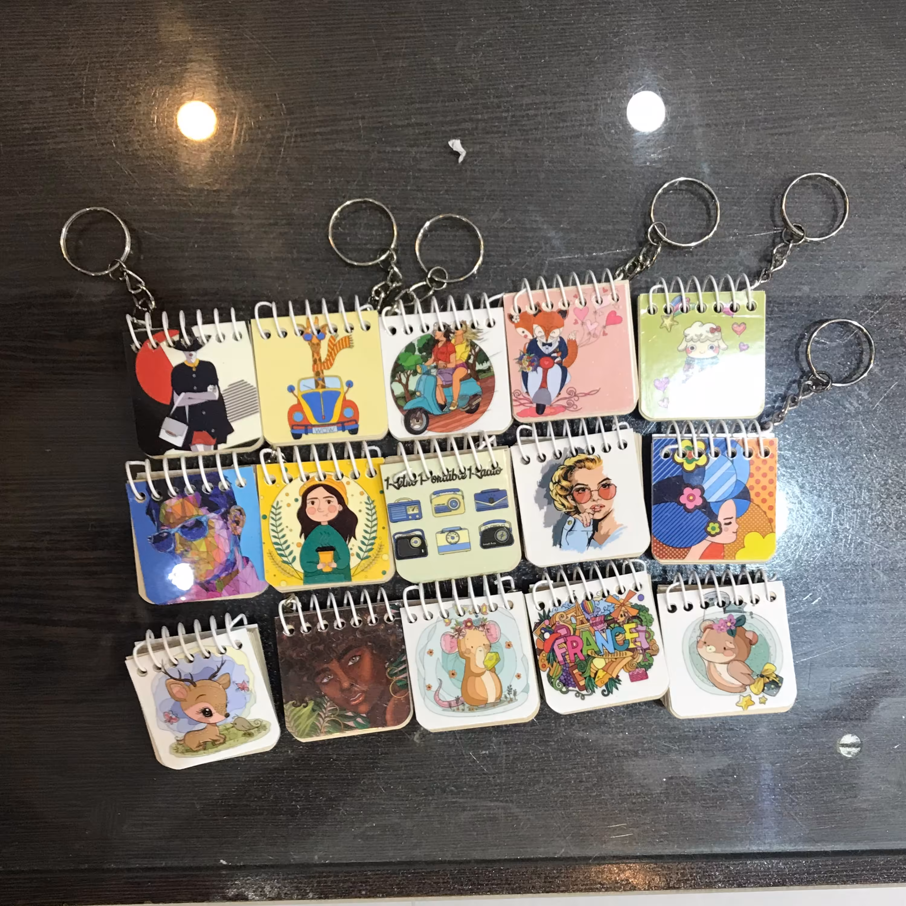 دفترچه یادداشت مدل جاسوییچی