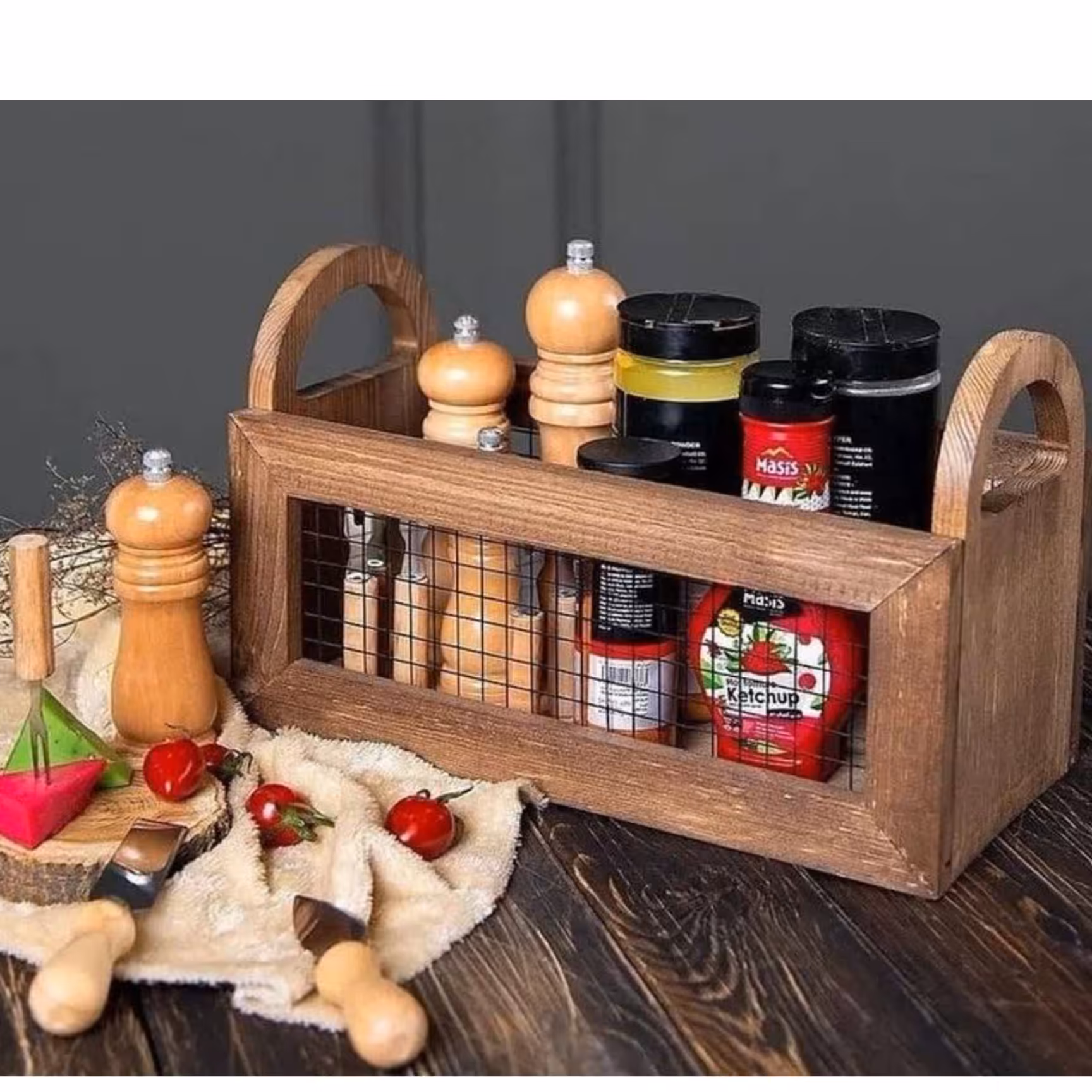 باکس چوبی آشپزخانه کیفیت چوب  درجه 2 