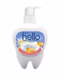 خمیر دندان خانواده پمپی هلو فرش Hello Fresh مدل zinc حجم 250ml