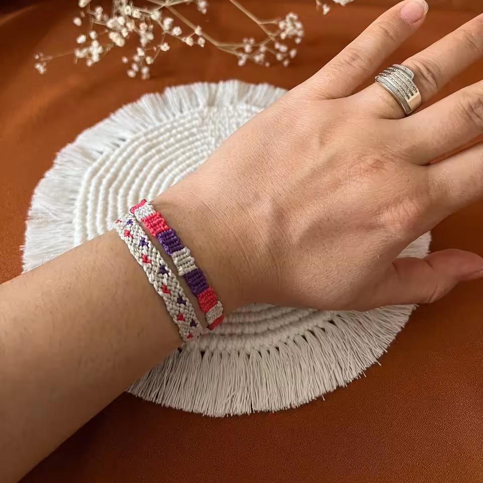 ست دستبند دوستی طرح قلب