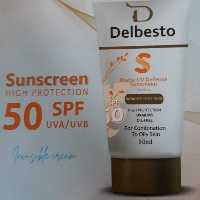 کرم ضد آفتاب بی رنگ  spf50