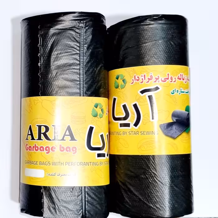 پلاستیک زباله 400 گرمی آریا با کیفیت