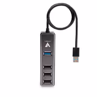 هاب 4 پورت USB 3.0 واصل