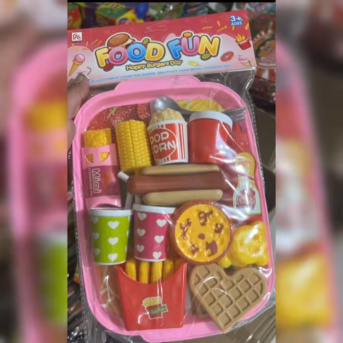 پک فست فود و ساندویچ با سینی پک غذا