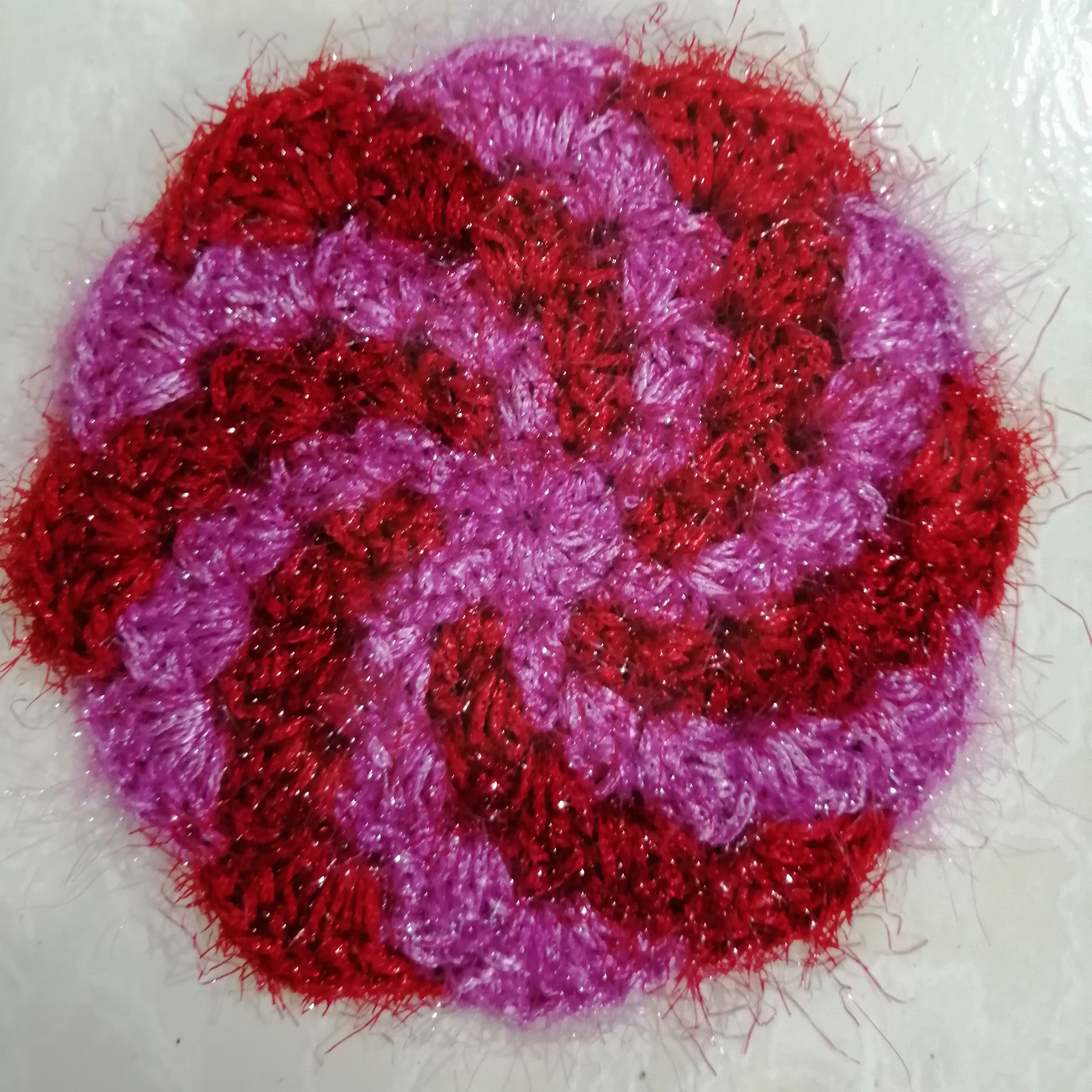 اسکاج طرح آبنباتی و طرح گل برجسته 