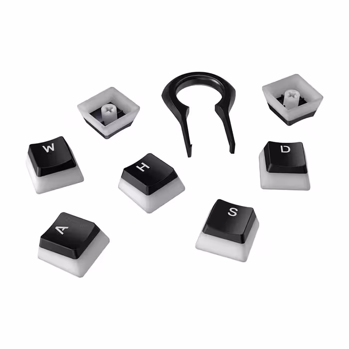 مجموعه کامل کلید کیبورد هایپر ایکس Pudding Keycaps Black