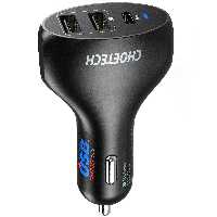 شارژر فندکی CHOETECH چویتِک 30 وات USB-C مدل PD30W C0062 - Hiapple.ir