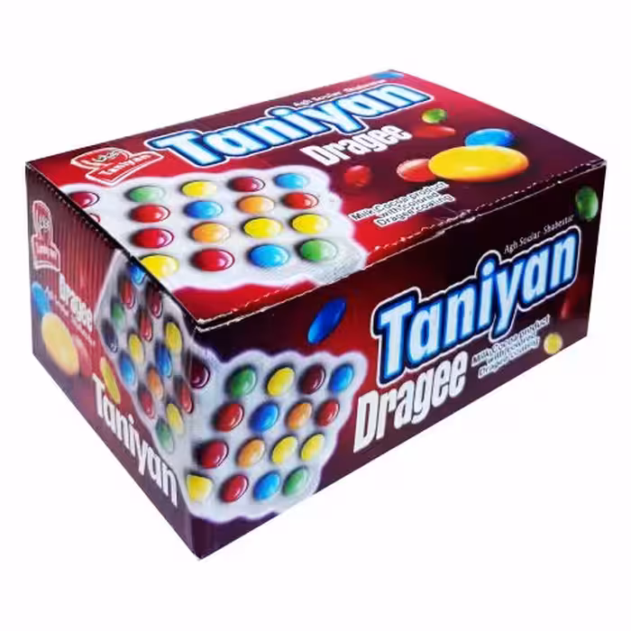 اسمارتیز و دراژه کاکائویی تانیان 20 بسته 38 عددی