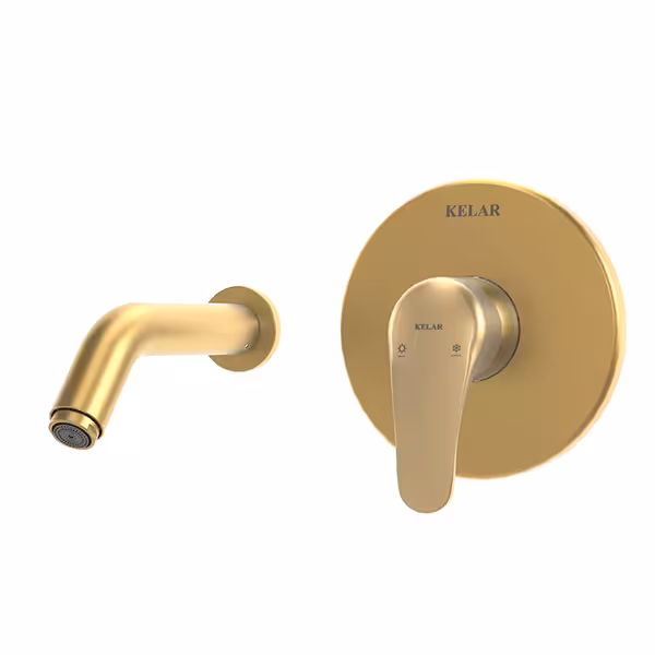 شیر روشویی توکار کلار مدل فلور سری کلاسیک