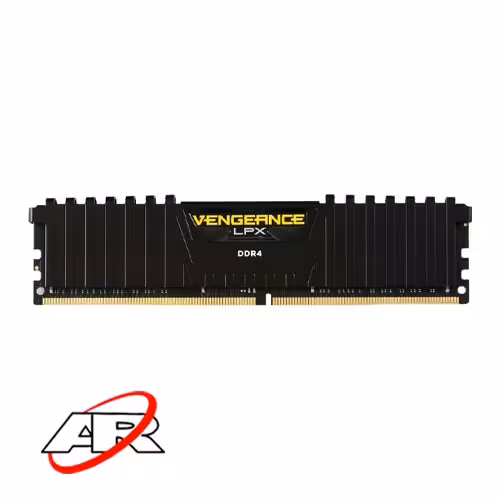 رم کامپیوتر کورسیر مدل 8GB VENGEANCE LPX فرکانس 3200MHz ظرفیت (8GB×1)