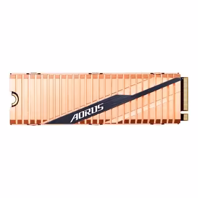 حافظه اس اس دی آئوروس مدل  Aorus Gen4 m.2 NVMe باهیت سینک مسی با حافظه 512 گیگابایت