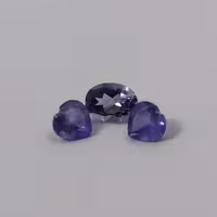 نیم ست نگین سنگ آمیتیست معدنی برزیل