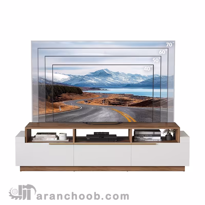 میز تی وی چوبی