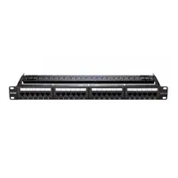 پچ پنل Cat6 24 پورت UTP وی نت مدل V-NPC6U024