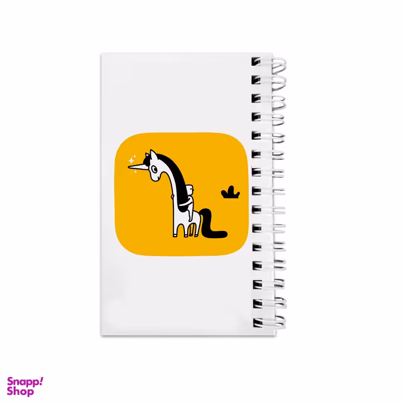 دفترچه یادداشت ۶۴ برگ مدل To Do List طرح فانتزی یونیکورن و زرافه کد bambi06195