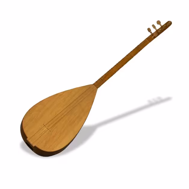 سه تار کودک (ساز سنتی آذربایجان قوپوز )