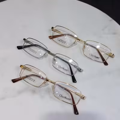 عینک فریم طبی مردانه چارمنت تیتانیوم منعطف در دو سایز عینک فریم طبی