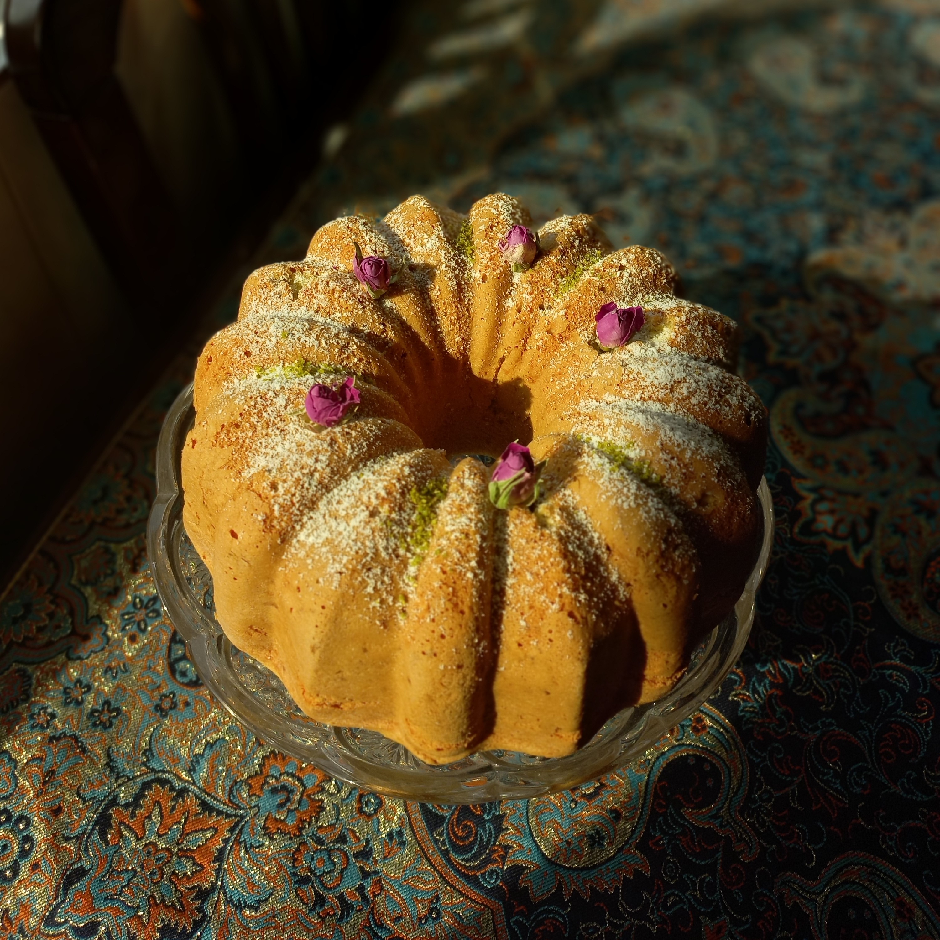 کیک موز  و گردو خانگی