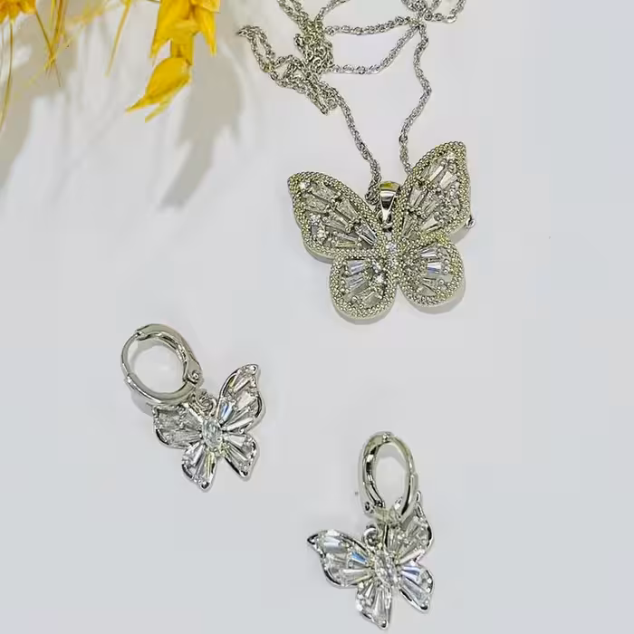 نیم ست پروانه ای برندYX رنگ ثابت باکیفیت عالی و ضد حساسیت 