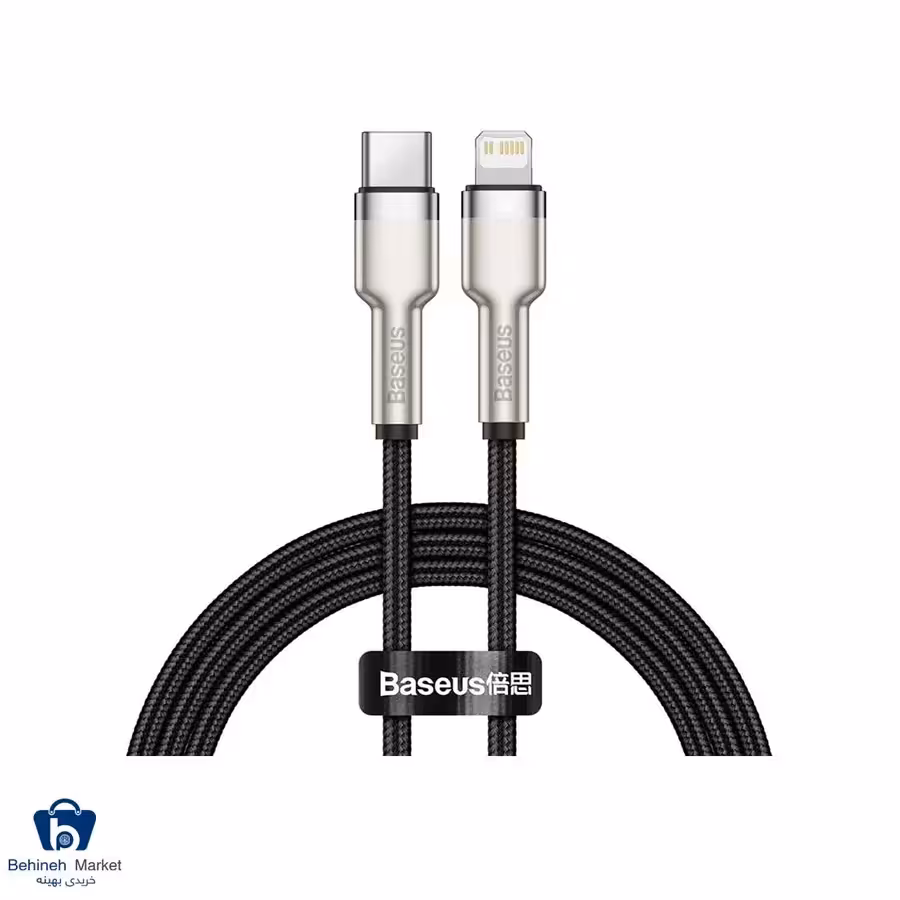 کابل تبدیل USB-C به لایتنینگ باسئوس مدل Cafule CATLJK طول 1 متر