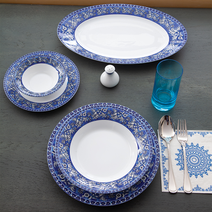 سرویس چینی 35 پارچه غذاخوری اشلی 6 نفره