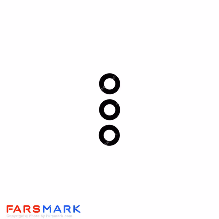 شیشه لنز دوربین گوشی سامسونگ Samsung Galaxy M13 پک 3 عددی رینگ