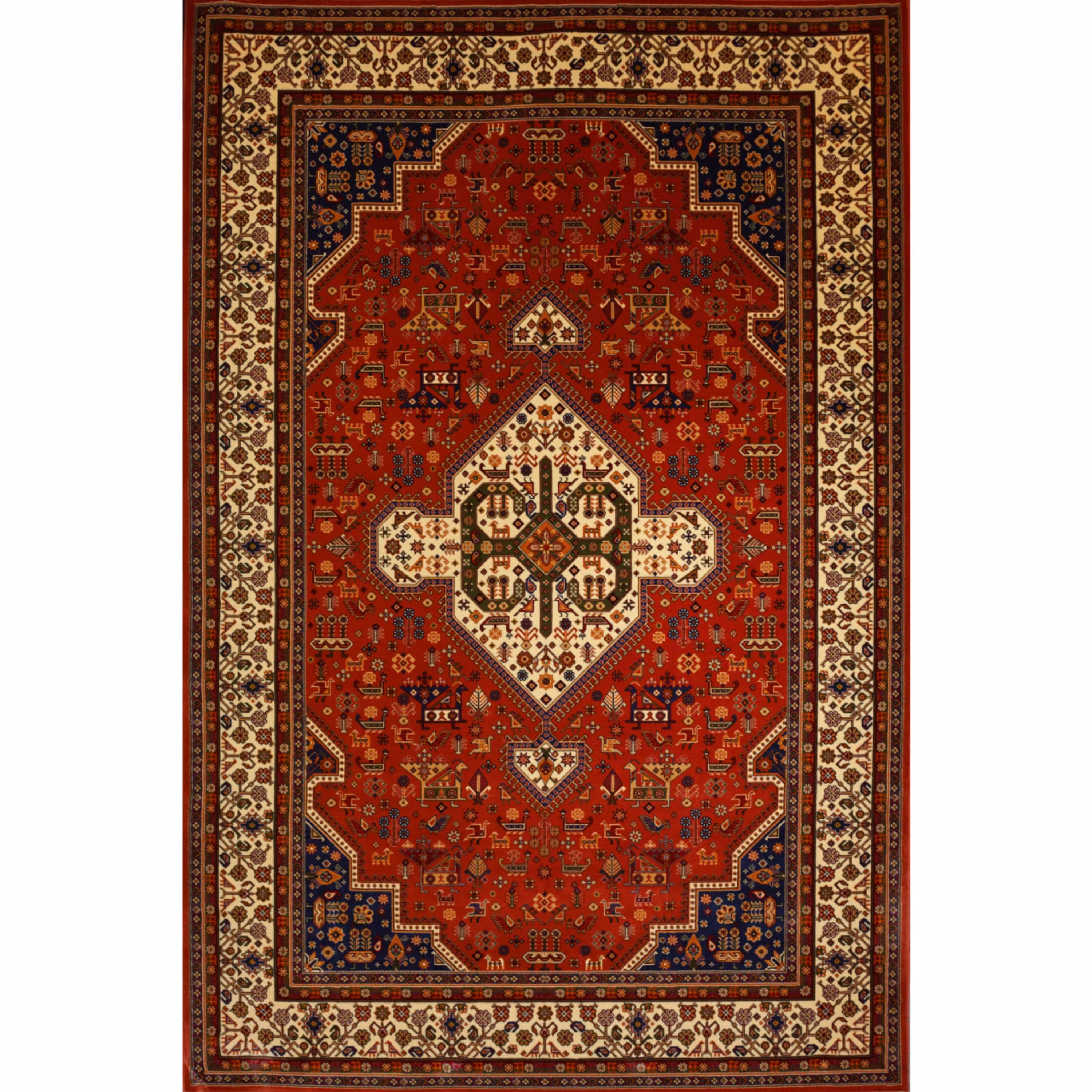 گبه ماشینی افرند زمینه گلبهی کد 719 (شش متری)