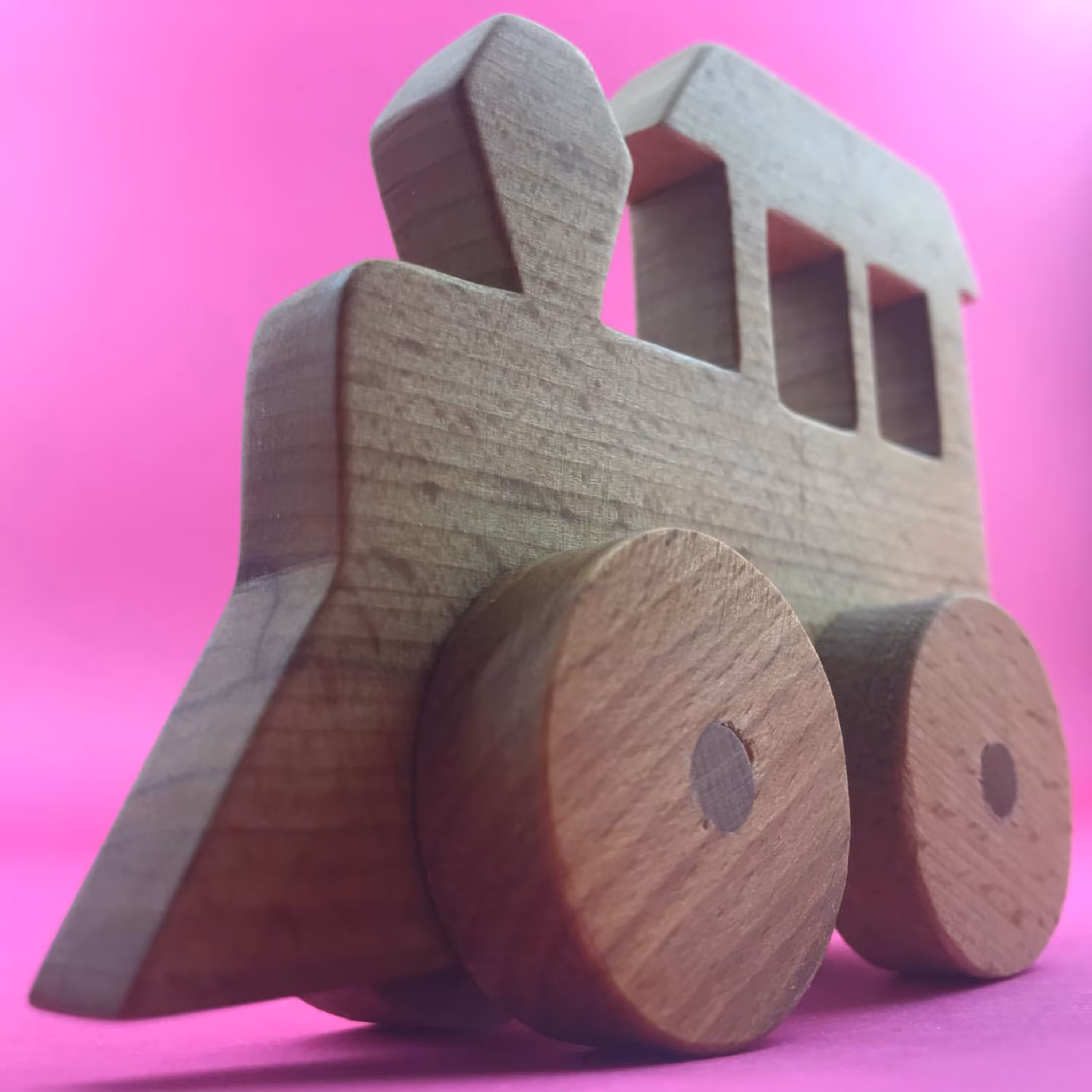 ماشین اسباب بازی چوبی-ارگانیک مدل لو کو متیو 2