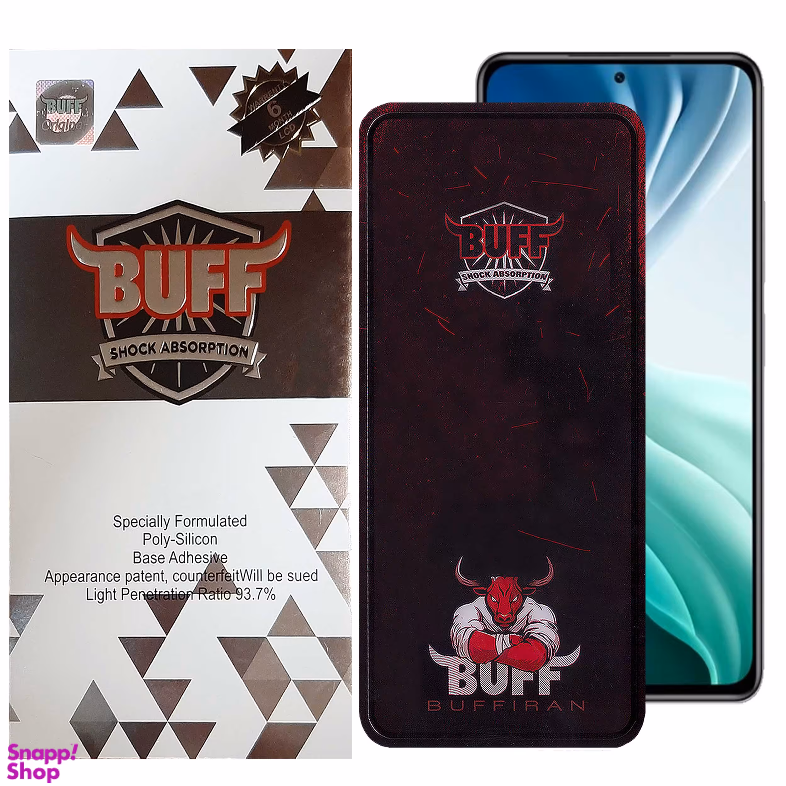 محافظ صفحه نمایش بوف مدل Muscle Bull G مناسب برای گوشی موبایل شیائومی Mi 11i / Mi 10i / Mi 11X / Mi 11X Pro / 11i / 11i HyperCharge 5G