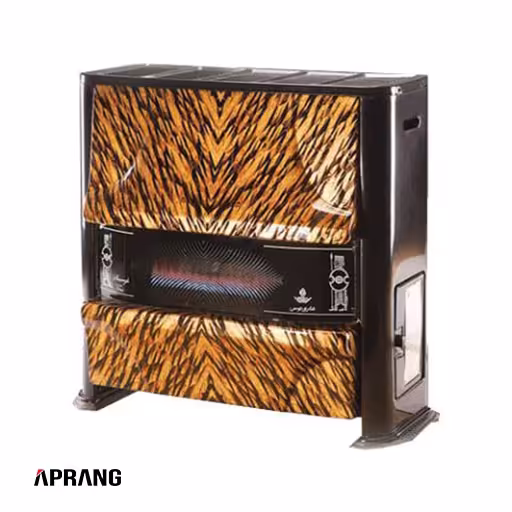 بخاری گازی شارق توس مدل آذر 100 - مسی