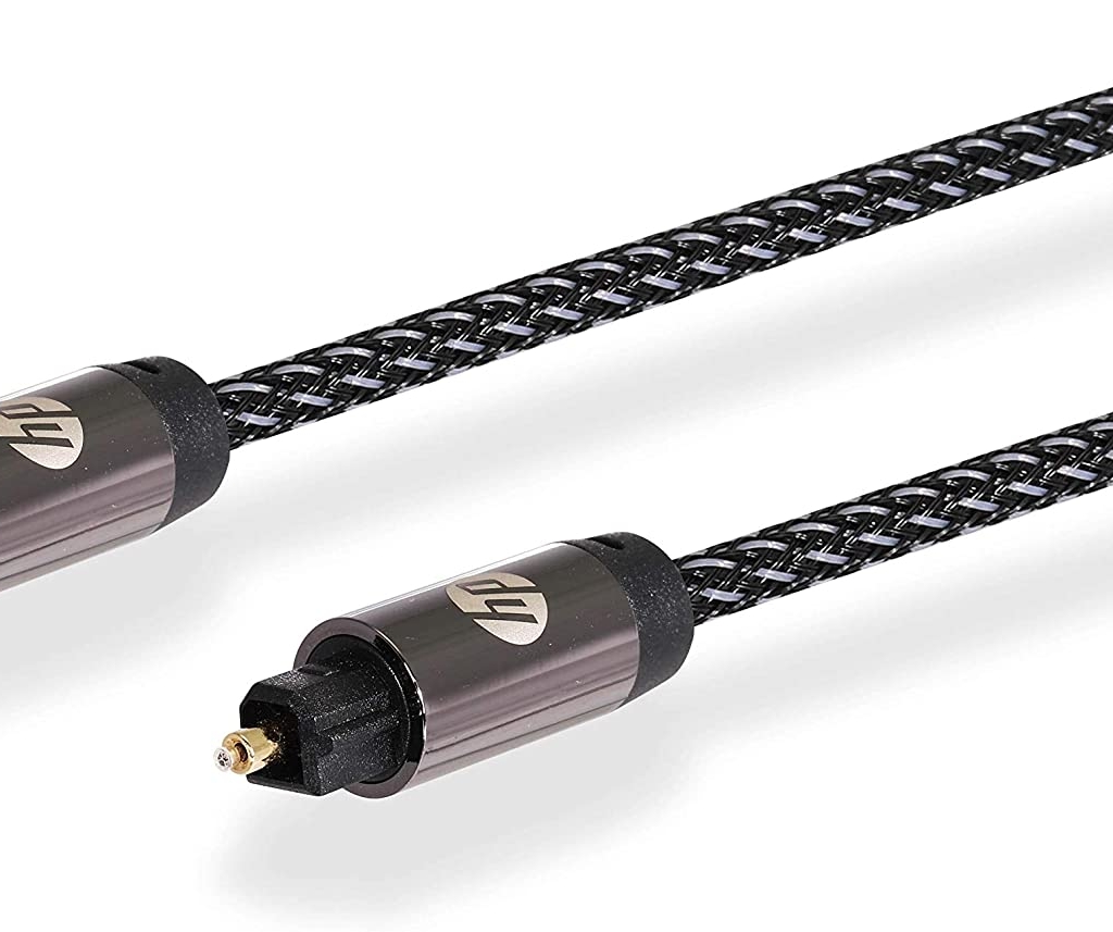 کابل فیبر نوری Toslink به طول 15 متر TOSLink Fiber Optic Cable15-Meters HP