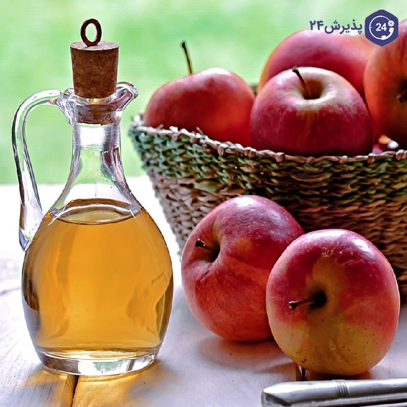 سرکه سیب خانگی کاملا طبیعی (1لیتری ،900گرمی )جایگزینی مناسب برای سرکه های صنعتی