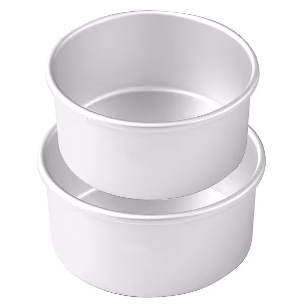 قالب کیک موج مدل گرد لبه بلند سایز 15 و 18 مجموعه 2 عددی

