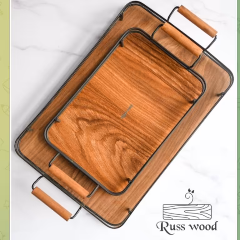 سینی فلزی مستطیل (سایز کوچک)