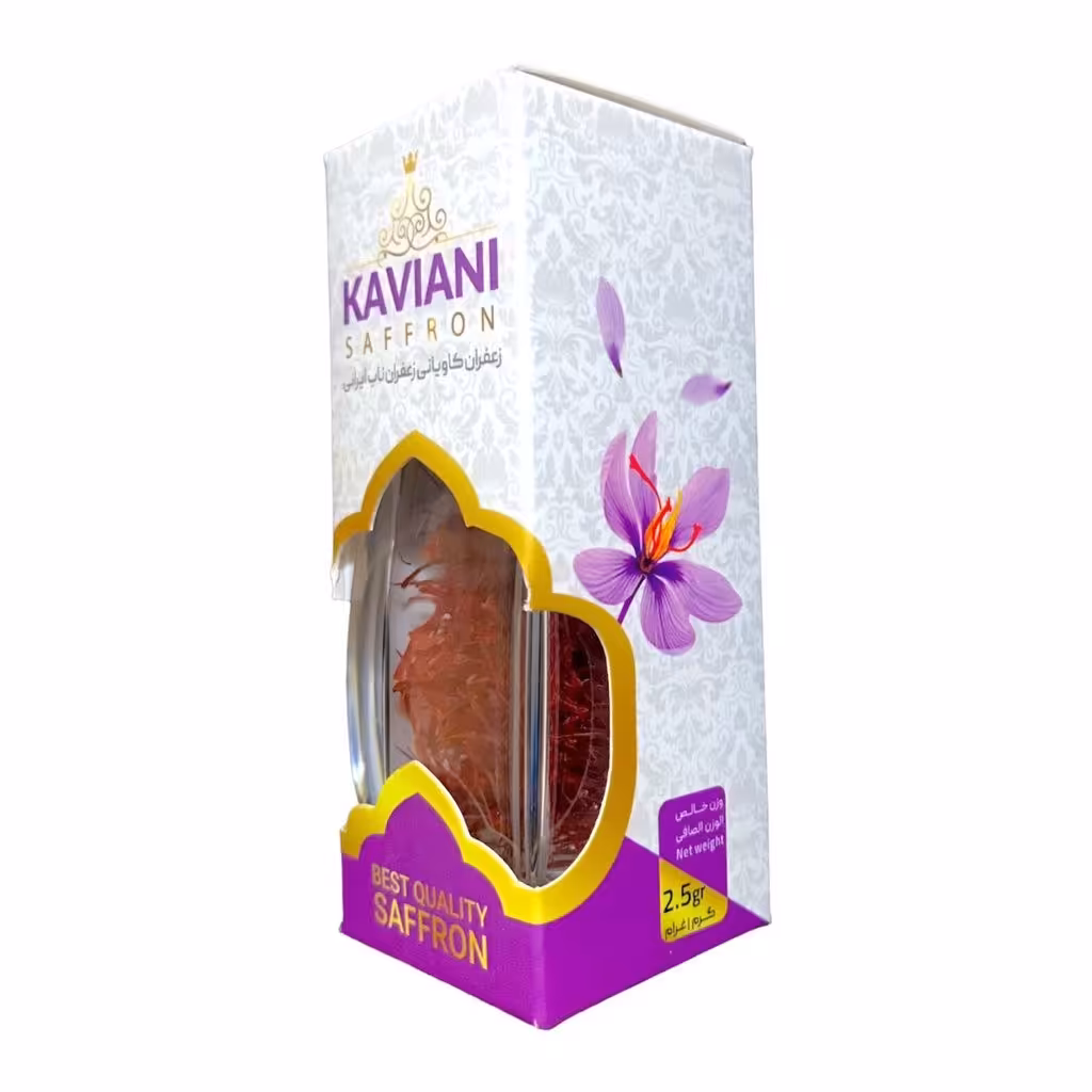 زعفران کاویانی باکس 2.5 گرم نگین درجه 1