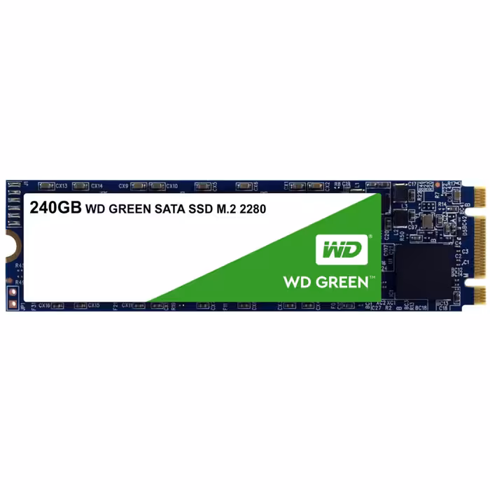 اس اس دی M2 وسترن دیجیتال مدل گرین ظرفیت 240 گیگابایتWestern Digital Green M2 2280 SSD Drive 240GB