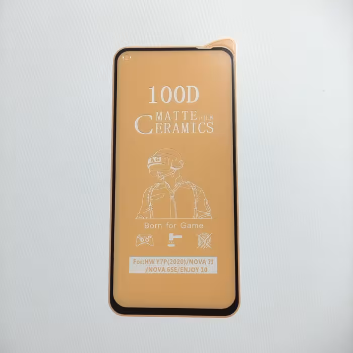 محافظ صفحه نمایش سرامیکی مات نشکن مناسب برای گوشی موبایل هواوی nova7i/Y7p