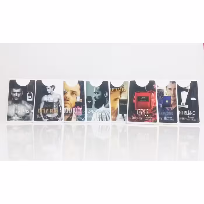 عطر جیبی مردانه حجم 40 میل ترکیه پک 8 عددی