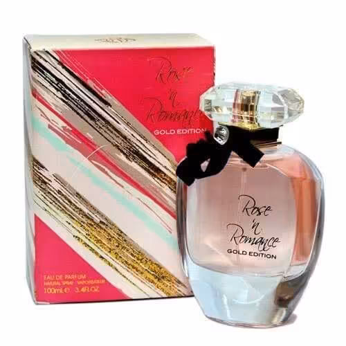ادوپرفیوم فراگرنس ورد رز این رومانس گلد ادیشن rose in romance Gold Edition زنانه حجم 100 میلی لیتر