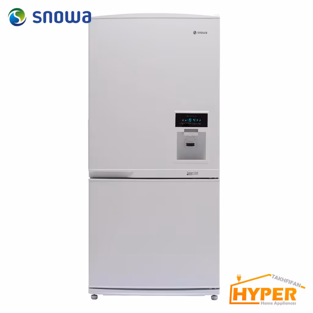 261bیخچال فریزر اسنوا S4-0261LW سفید چرم