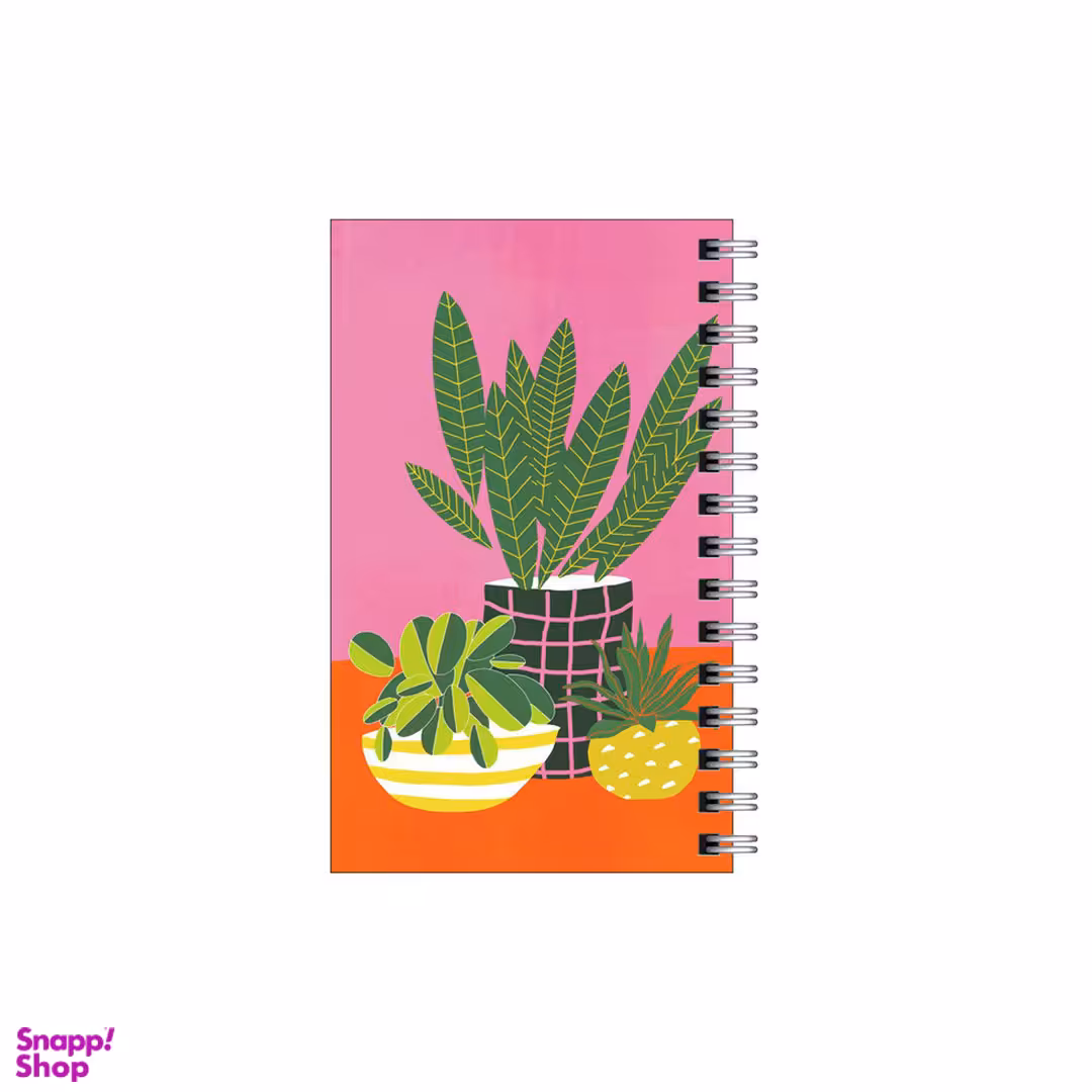 دفترچه یادداشت 60 برگ مدل to do list طرح گلدانهای گل کد 2655230