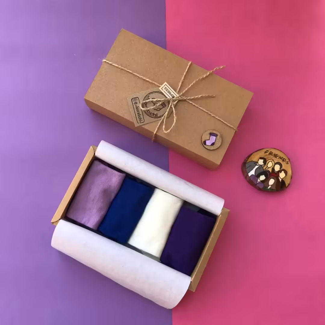 پک جوراب مدل گلکسی 4 عدد