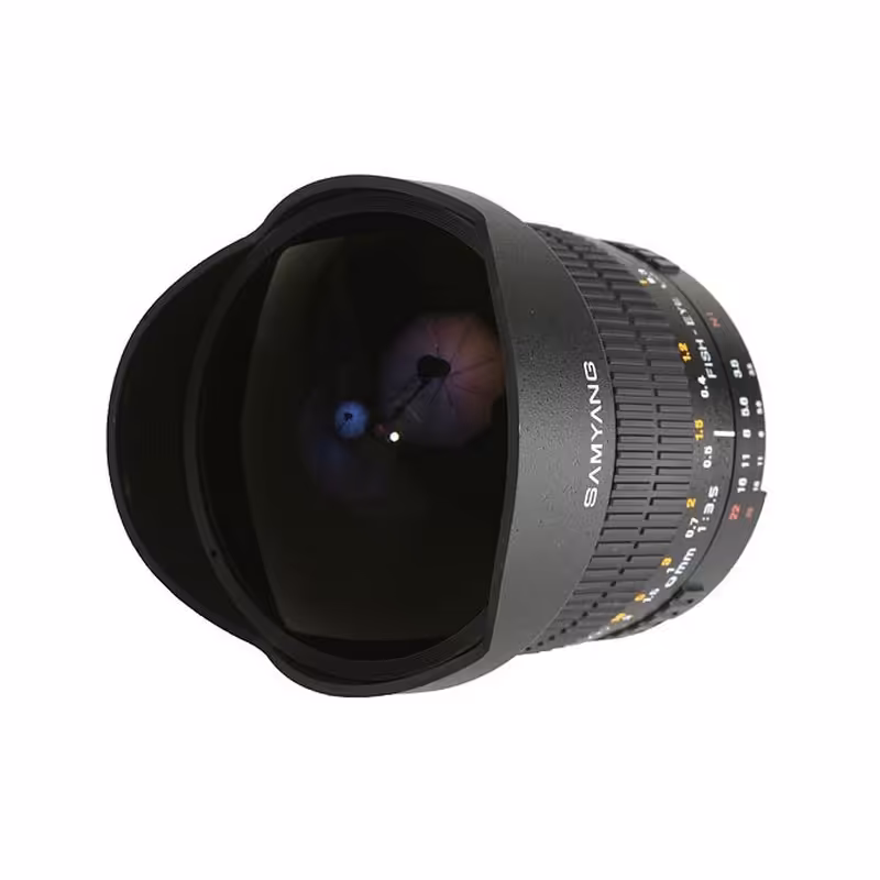 لنز سامیانگ مدل Samyang 8mm f/3.5 Aspherical IF MC Fish-eye For Canon
