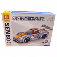 ساختنی سیمبوبلاک مدل Famous Cars کد 607050