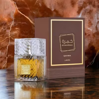 عطر ادکلن بی نظیر یونیسکس لطافه خمره قهوا - ماندگاری و پخش بو عالی - بوی قهوه ناب عربی - کیفیت عالی