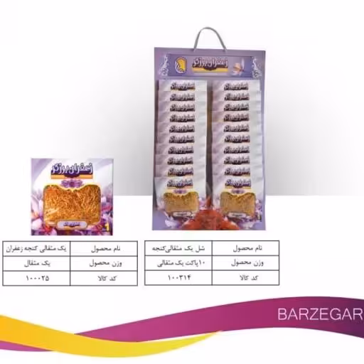 کنجه زعفرانی صادراتی( نیم مثقالی)  پک 8عددی آنلاین استور 