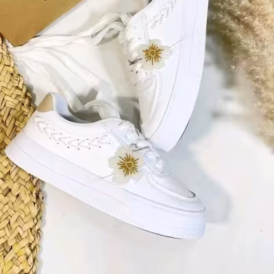 کفش روزمره زنانه ونس جذاب گلدار