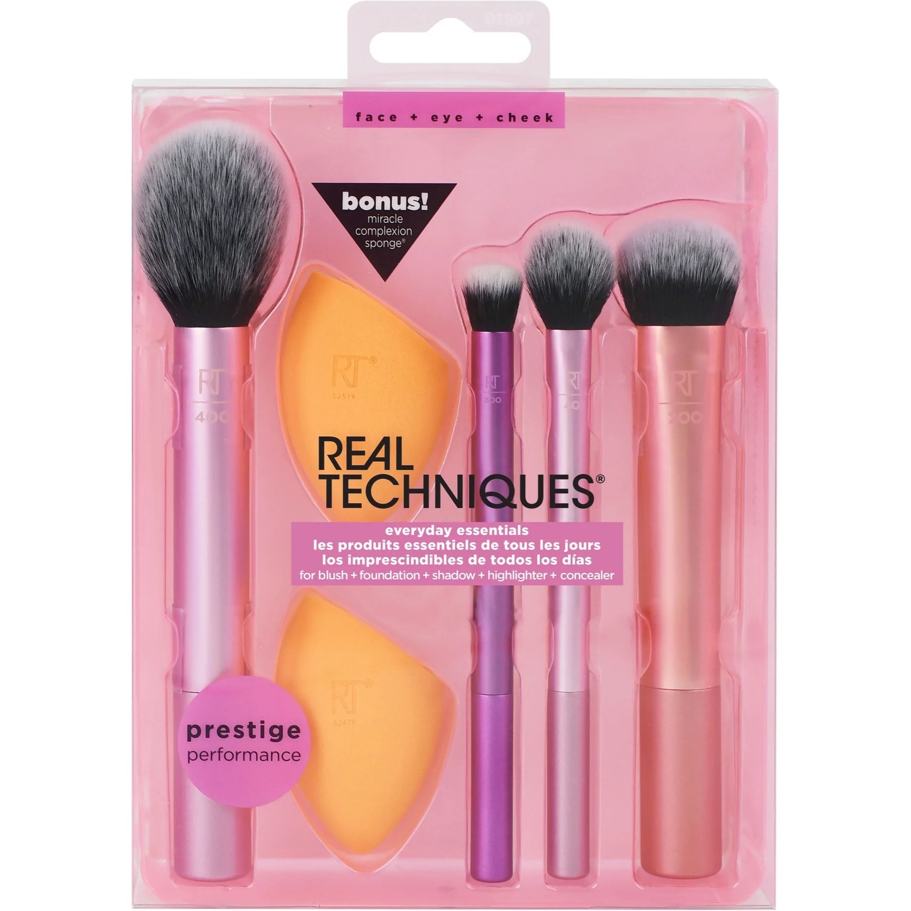ست براش دو بلندر ریل تکنیک 6 تکه مدل Real Techniques Everyday Essentials | اصلی |